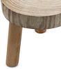 Spetebo Blumenhocker Baumscheibe rund natur - 22 x 20 cm (Anzahl, 1 St, Stück), stabiler Stand auf 3 Beinen Bild 3