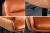 riess-ambiente Barhocker BIG GEORGE cognac - Echtleder, 360° drehbar, Metall-Fuß, mit Armlehne (Einzelartikel, 1 St), höhenverstellbar, mit Autoreturn & Fußablage – ideal für Deinen Tresen Bild 4