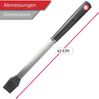 wenco Grillpinsel lang, 42 cm, Edelstahl/Silikon, Grillpinsel hitzebständig lang, Vielseitig verwendbar als Backpinsel, Küchenpinsel, BBQ Pinsel Bild 2