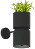 SOLLUX TH. 005CZ Wandleuchte KUKKIA schwarz Stahl, Aluminium 40W L: 12cm B: 20cm H: 24cm dimmbar Bild 1
