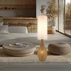 NOWA Stehlampe ANKO, ohne Leuchtmittel, Stehleuchte, Rattan-Optik, Wohnzimmer, Schlafzimmer, Flur Bild 3