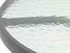 Bistrotisch Balkontisch Gartentisch Terrassentisch Glastisch dunkelgrau ⌀ 60 cm Bild 3