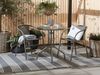 Bistrotisch Balkontisch Gartentisch Terrassentisch Glastisch dunkelgrau ⌀ 60 cm Bild 2