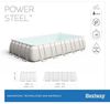 Power Steel™ Frame Pool, Lichtgrau, 956 x 488 x 132 cm Bild 5