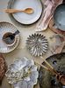 CREATIVE COLLECTION Fleur Teller Tiefer Natur Steingut Bild 4