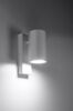 SOLLUX SL. 1076 Wandleuchte UTTI weiss Stahl 40W L: 6cm B: 10cm H: 15cm dimmbar Bild 5