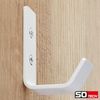 SO-TECH® Kleiderhaken Loxten 60 x 20 x 45 mm oder 142 x 20 x 45 mm Edelstahl, (5-St), verschiedene Farben Garderobenhaken Wandhaken bunt Bild 3