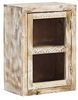 Badmöbel-Set massivum Bitna 5teilig Mango Holz natur 43x180x35 cm Badset mit Spiegel und Schränken rustikal Boho Massivholz Bild 4