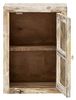 Badmöbel-Set massivum Bitna 5teilig Mango Holz natur 43x180x35 cm Badset mit Spiegel und Schränken rustikal Boho Massivholz Bild 5