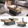 Couchtisch Boto Anthrazit/Goldkraft Eiche 95 x 58 cm Ausziehbar Vicco Bild 4