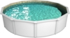 Steinbach Stahlwandpool Set Nuovo de Luxe II – 012151SA – Ø 460x120 cm – Robuster Pool in Weiß für bis zu 17. 900 l Wasserinhalt – Winterfester sandfarbener Innenfolie und zahlreichem Zubehör