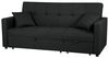 Schlafsofa 3-Sitzer Polsterbezug schwarz GLOMMA Bild 4