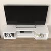 TV-Lowboard hängend Yrela 120x30x26 cm Weiß [en. casa] Bild 4