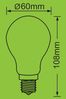 TRANGO LED-Leuchtmittel, 3er Pack E27001-3 LED Filament Birne 8 Watt 850 Lumen - 3000K warmweiß - Ersatz für 60W Glühlampe - Glühbirne - Birne in Tropfen Form mit E27 Fassung Abstrahlwinkel 360°, 3 St. Bild 2
