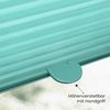 Sonello Plissee Klemmfix ohne Bohren 105x120 cm Türkis Faltrollo Plisseerollo Jalousie für Tür & Fenster Blickdicht Sichtschutz Sonnenschutz Fertifplissee Rollo Bild 4