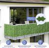 Garten-Sichtschutz Mod. Efeu Künstlicher Efeu-Sichtschutz grün für Garten als Sichtschutzmatte aus PE Polyester Nylon 100x100 cm Grün Bild 4