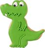 Ausstecher Krokodil 8 cm Edelstahl mit Innenprägung Bild 4