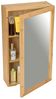 Badezimmerschrank mit Spiegel, 35x60 cm, Bambus, WENKO Bild 3