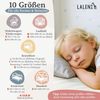 Laleni 2er-Set Spannbettlaken Babybett Kinderbett 70x140 cm - Oeko-Tex Zertifiziert, 100% Baumwolle, atmungsaktives Spannbetttuch Jersey Baby, 135 g/m², Elfenbein Bild 2