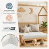 Laleni 2er-Set Spannbettlaken Babybett Kinderbett 70x140 cm - Oeko-Tex Zertifiziert, 100% Baumwolle, atmungsaktives Spannbetttuch Jersey Baby, 135 g/m², Elfenbein Bild 4
