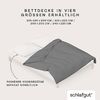 Schlafgut Knitted Jersey Bettwäsche | Bettbezug einzeln 240x220 cm | grey-mid Bild 4