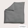 Schlafgut Knitted Jersey Bettwäsche | Bettbezug einzeln 240x220 cm | grey-mid Bild 2