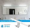 Aourow LED Spiegelleuchte für das Bad,Spiegellampe Badezimmer 40cm 10W 1200lm,Superhell Badlampe Spiegel Neutralweiß 4000K,IP44 Wasserdicht,Badezimmer Lampe Wand 230V,Klasse II Bild 4