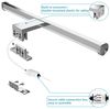 Aourow LED Spiegelleuchte für das Bad,Spiegellampe Badezimmer 40cm 10W 1200lm,Superhell Badlampe Spiegel Neutralweiß 4000K,IP44 Wasserdicht,Badezimmer Lampe Wand 230V,Klasse II Bild 2