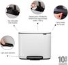 Brabantia Bo Treteimer weiss, 11 + 23 L Papierkörbe & Mülleimer Bild 2