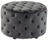 Sitzhocker Samt FOURCA - Grau Bild 5