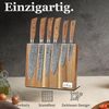 Wakoli Messer-Set Edib Pro 6er Damastmesser-Set I Holzbox 8-20cm Klingen & Messerblock Bild 2