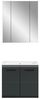 Badezimmer-Set >Ice< in Nox Oak / Schwarz - 60x185x46cm (BxHxT) Bild 4