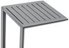 Hespéride - Quadratischer Gartenbeistelltisch Évasion in Graphitgrau - 38 × 38 cm - Graphit Bild 4