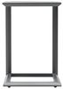 Hespéride - Quadratischer Gartenbeistelltisch Évasion in Graphitgrau - 38 × 38 cm - Graphit Bild 5