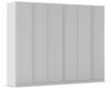 Drehtürenschrank >Monostar< in seidengrau aus Holzwerkstoff - 271x210x54 (BxHxT) Bild 4