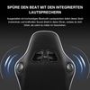 GTPLAYER Gaming Stuhl Gamer Stuhl mit Fußstütze Bluetooth Lautsprecher Ergonomischer Bürostuhl Computerstuhl Schreibtischstuhl PC Stuhl mit verstellbare Rückenlehne 150 kg Belastbarkeit weiß Bild 4