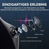GTPLAYER Gaming Stuhl Gamer Stuhl mit Fußstütze Bluetooth Lautsprecher Ergonomischer Bürostuhl Computerstuhl Schreibtischstuhl PC Stuhl mit verstellbare Rückenlehne 150 kg Belastbarkeit weiß Bild 3