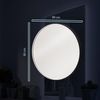 BADEDU VAAL LED Spiegel Ø 80 cm, rund, Schwarz, Sensor Bild 4