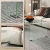 HOMCOM Couchtisch (80x45x35 cm Wohnzimmertisch, 1-St, Beistelltisch), aus gehärtetem Glas, für Wohnzimmer, Schlafzimmer, Transparent Bild 5