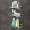 METALTEX 403314000 Reflex LUXY 3-etagiges Regal 26 x 13 x 53 cm Chrometherm Bild 2