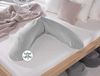 Theraline Stillkissen "Das Original" Polyester Hohlfaser Bezug 190 cm 158 Grau (Bamboo) Bild 2