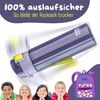 BEARFOOT Trinkflasche Trinkflasche Kinder, leichte Wasserflasche - Logo lila Bild 5