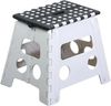 KESPER 70732 Sitzhocker, faltbar, weiß/grau, 36,5 x 30 x 32 cm / Hocker Bild 1