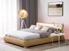 Lederbett gold Lattenrost 180x200 cm mit LED-Beleuchtung bunt PARIS Bild 2