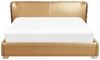 Lederbett gold Lattenrost 180x200 cm mit LED-Beleuchtung bunt PARIS Bild 5