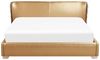 Lederbett gold Lattenrost 180x200 cm mit LED-Beleuchtung bunt PARIS Bild 5