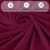 Buymax® Spannbettlaken 90x200 cm Baumwolle 100% Spannbetttuch Bettlaken Jersey, Matratzenhöhe bis 25 cm, Farbe Bordeaux Bild 5