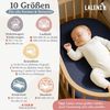 Laleni Jersey Spannbettlaken Stubenwagen 40x90 cm - Oeko-Tex Zertifiziert, 100% Baumwolle, atmungsaktives Spannbetttuch für Baby, 135 g/m², Dark Ocean Blue - blau Bild 2