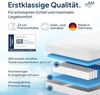 AM Qualitätsmatratzen Hochwertige 7-Zonen Taschenfederkernmatratze 180x210 cm - 24 cm Premiumhöhe - Tonnentaschenfederkernmatratze 180x210 cm - H4 Bild 3