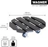 WAGNER Pflanzenroller WPC rund Ø 29 cm Tragkraft bis max. 100 kg Bild 3